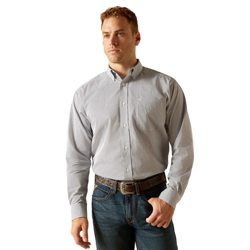 Ariat Mens Wrinkle Free Wes Long Sleeve Shirt