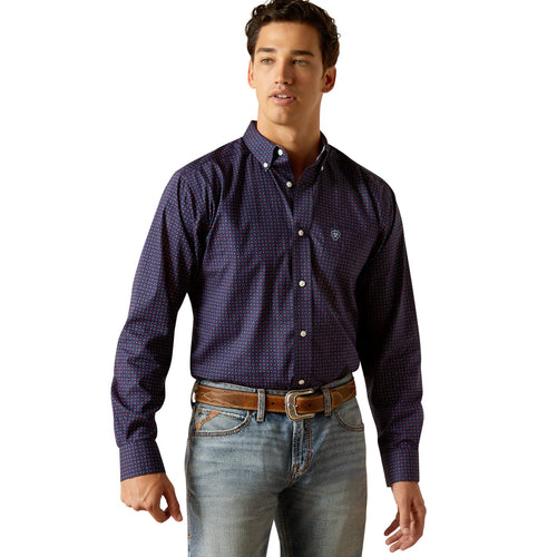 Ariat Mens WF Wells Fitted Long Sleeve Shirt