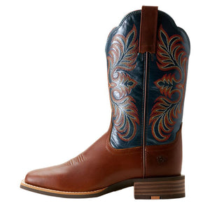 Ariat Womens Gillette Vintage Western Boots Caramel/Endless Sea