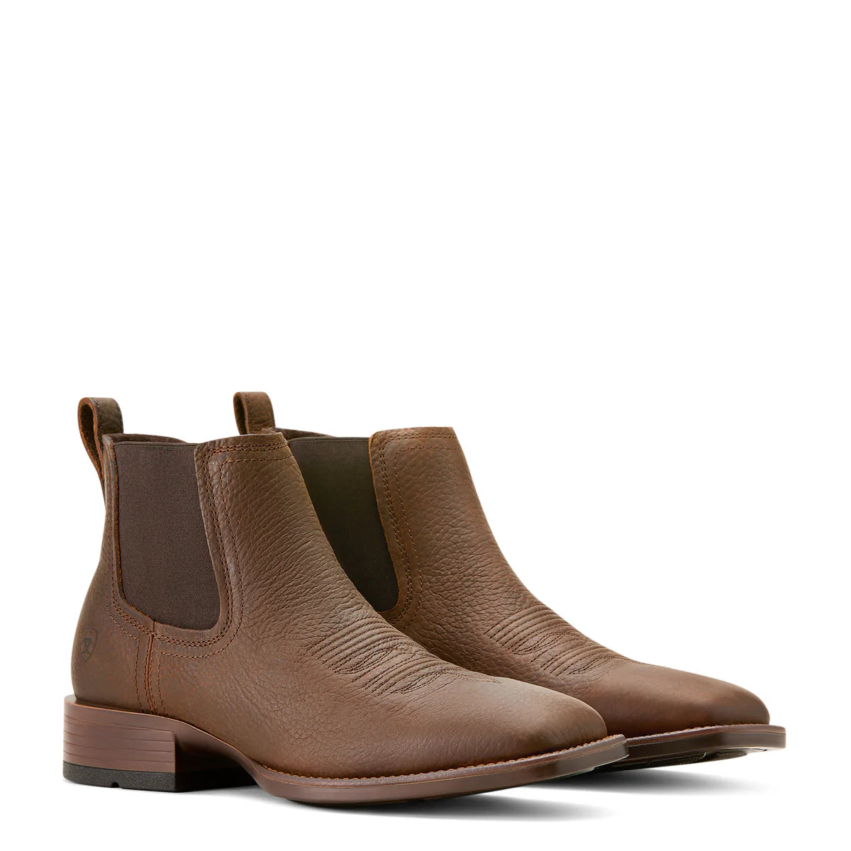 Ariat Mens Booker Ultra Boots Brown Oiled Rowdy