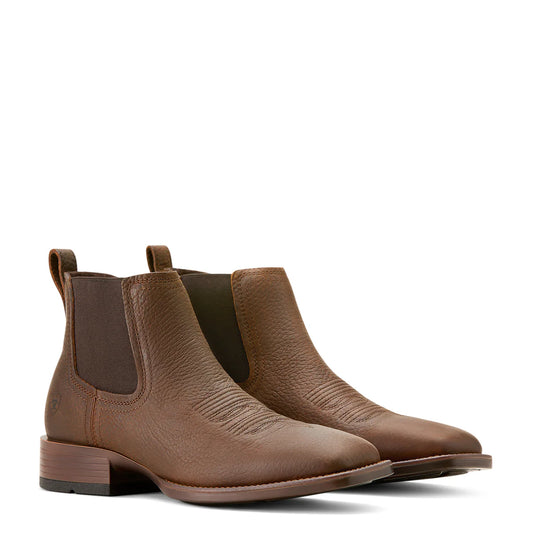Ariat Mens Booker Ultra Boots Brown Oiled Rowdy