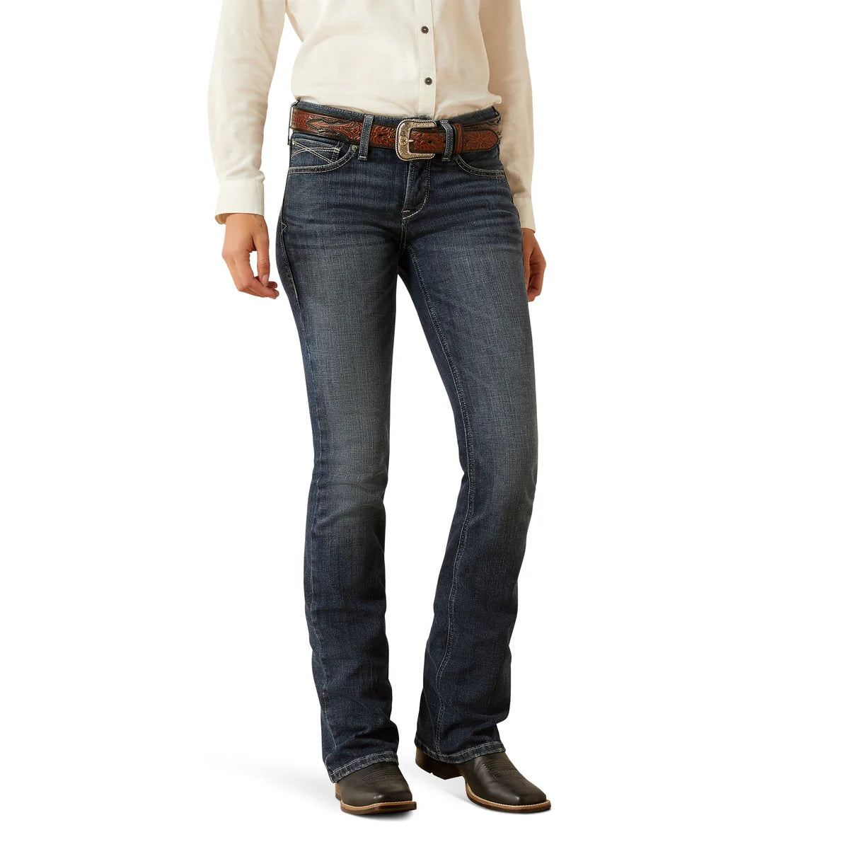 Ariat Womens Perfect Rise Boot Cut Jeans Esti Missouri