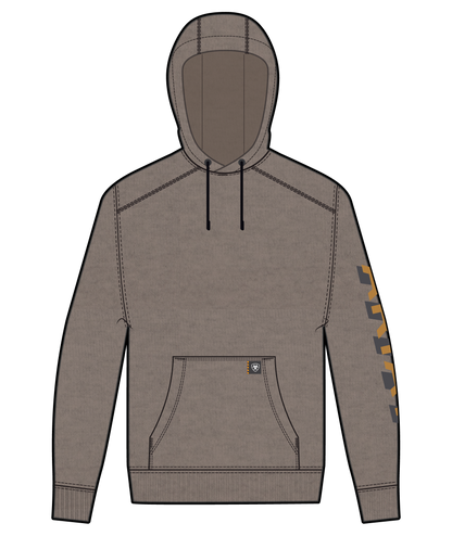 Ariat Mens Rebar Lightweight Logo Hoodie