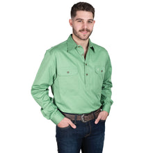 Load image into Gallery viewer, Just Country Mens Cameron Half Button Country Workshirt