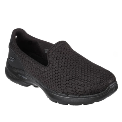 SKECHERS WOMENS GO WALK 6 - SEA COAST SLIP ON SHOES
