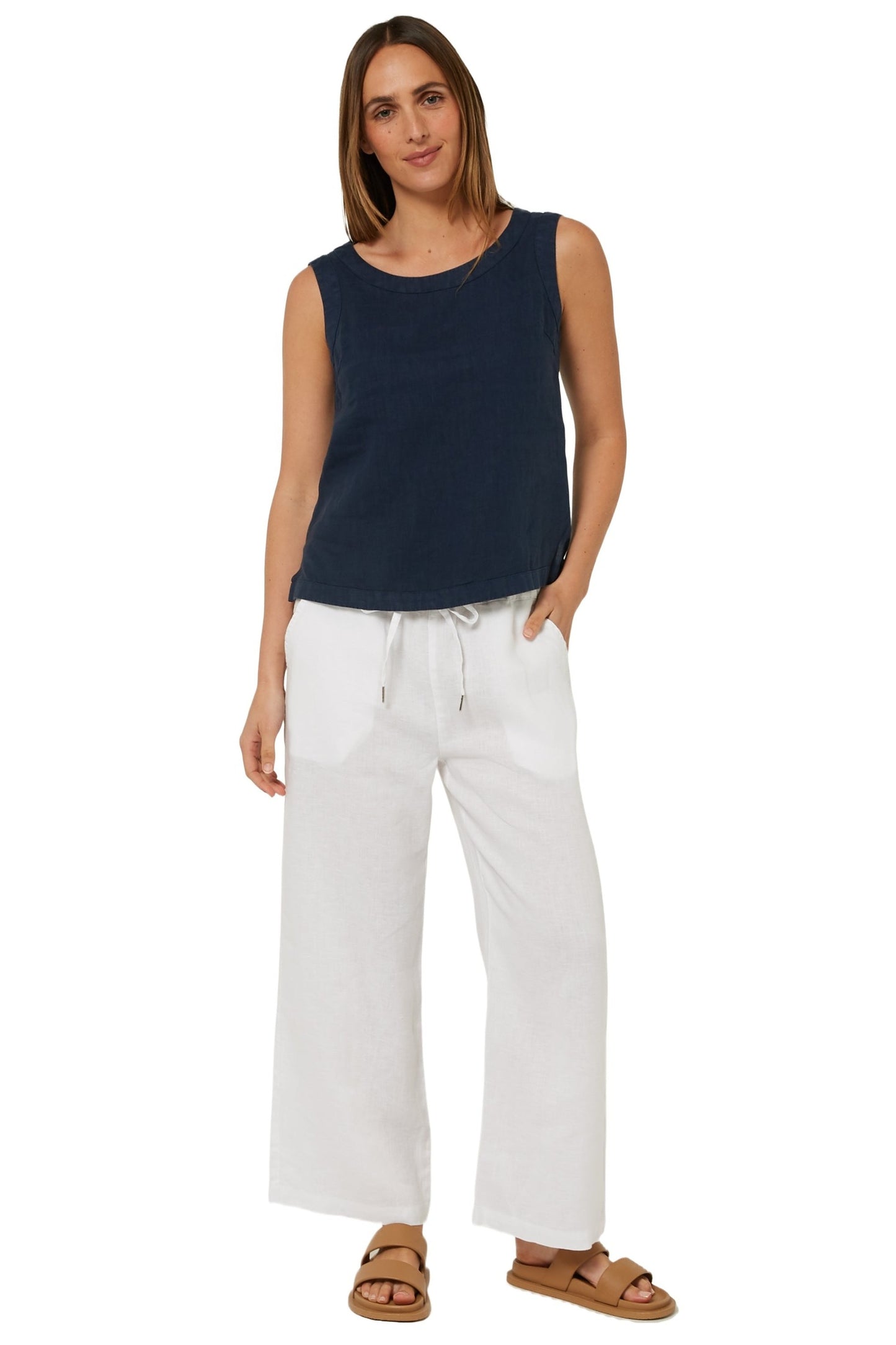 Pilbara Womens Evelyn Linen Pants