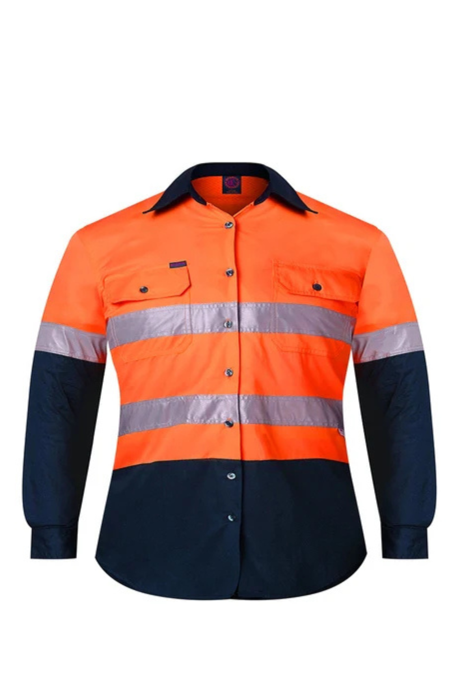 Ritemate Kids Hi Vis Work Workshirt with Tape