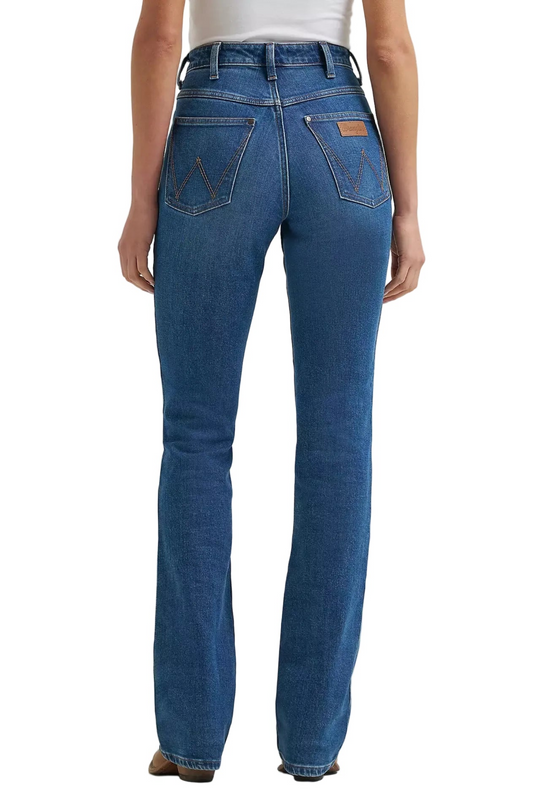 Wrangler Womens Rodeo High Rise Boot Cut 36 Inch Leg Jeans