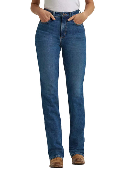 Wrangler Womens Rodeo High Rise Boot Cut 36 Inch Leg Jeans