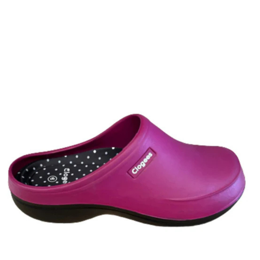 Clogees Womens Eliza Clog with Memory Foam