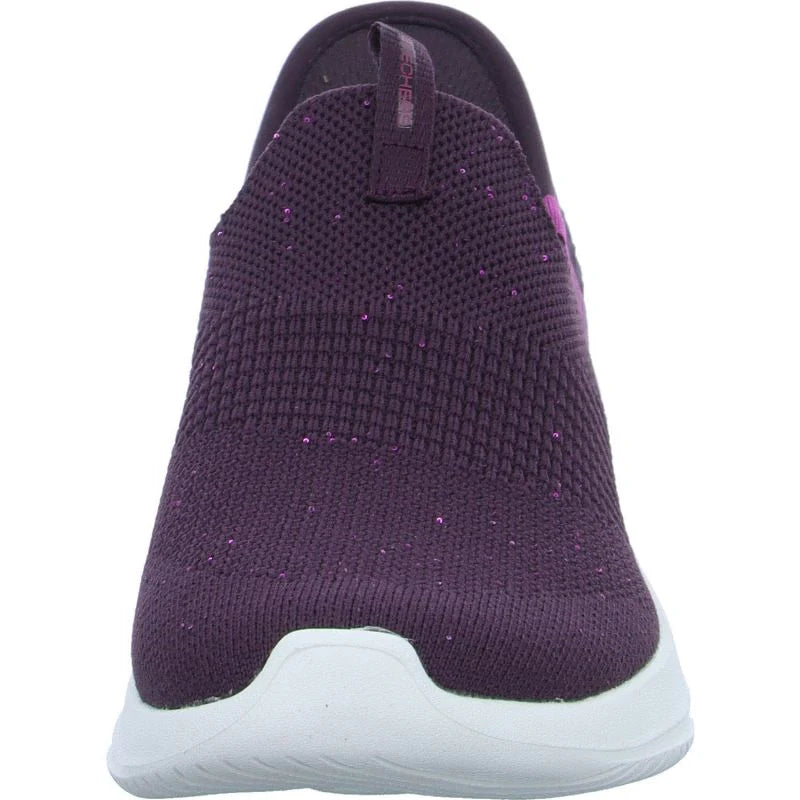 Skechers Womens Ultra Flex 3.0 Shiny Night Slip On Shoes