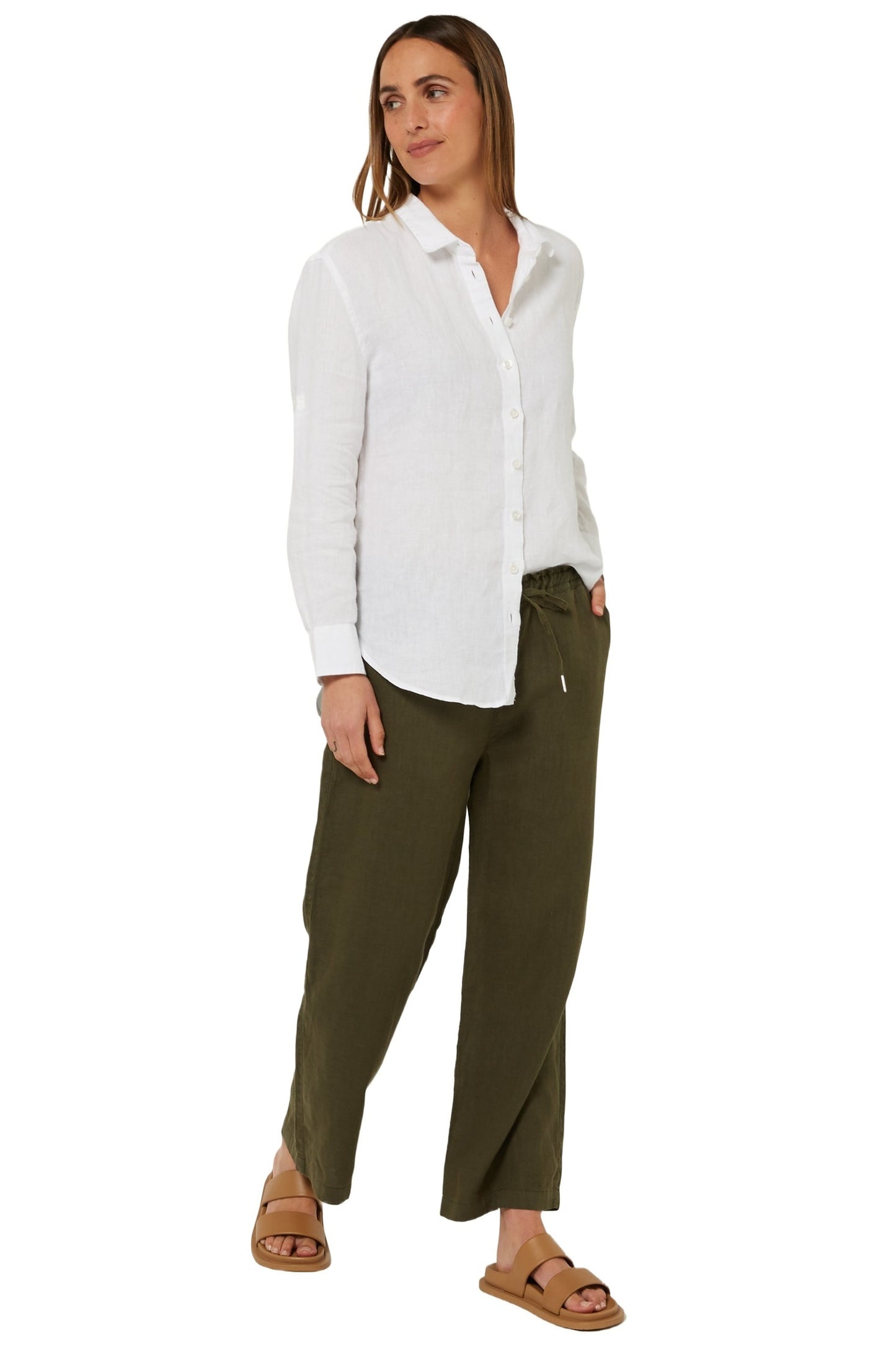 Pilbara Womens Evelyn Linen Pants