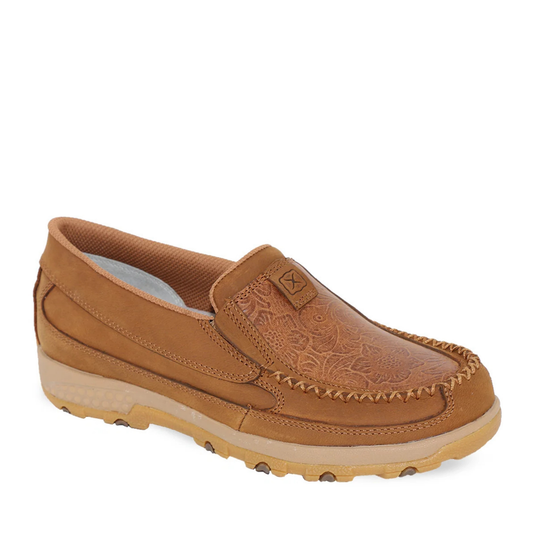 Twisted X Womens Flower Cellstretch Slip On Mocs