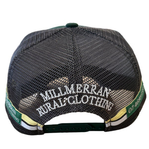 MRC Trucker Cap Green Combine Leather Patch