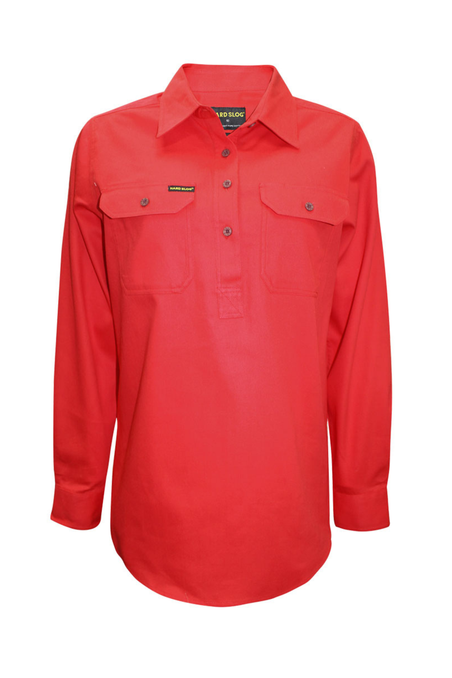 Hard Slog Womens Half Placket Light Cotton Country Work Shirt