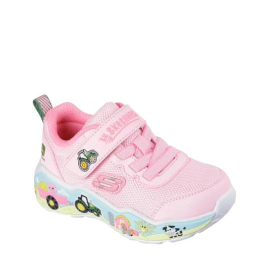 Skechers Toddler John Deere Play Scene - Farm Girlie Shoes