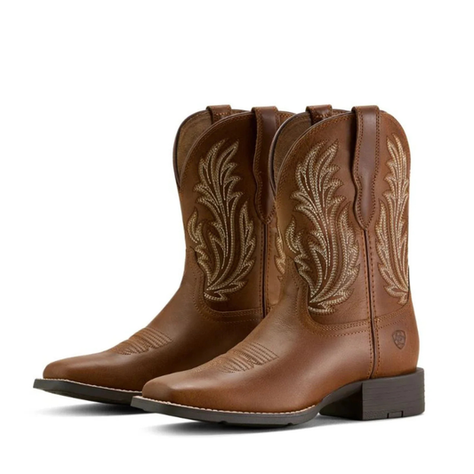 Ariat Womens Round Up Filly Western Boots Sorrel Crunch