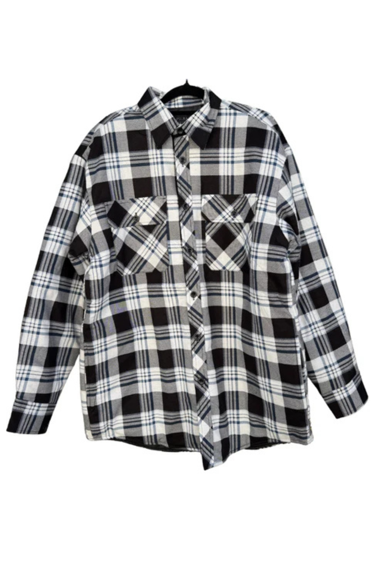 Pilbara Flannelette Quilted Shirt Mens Open Front