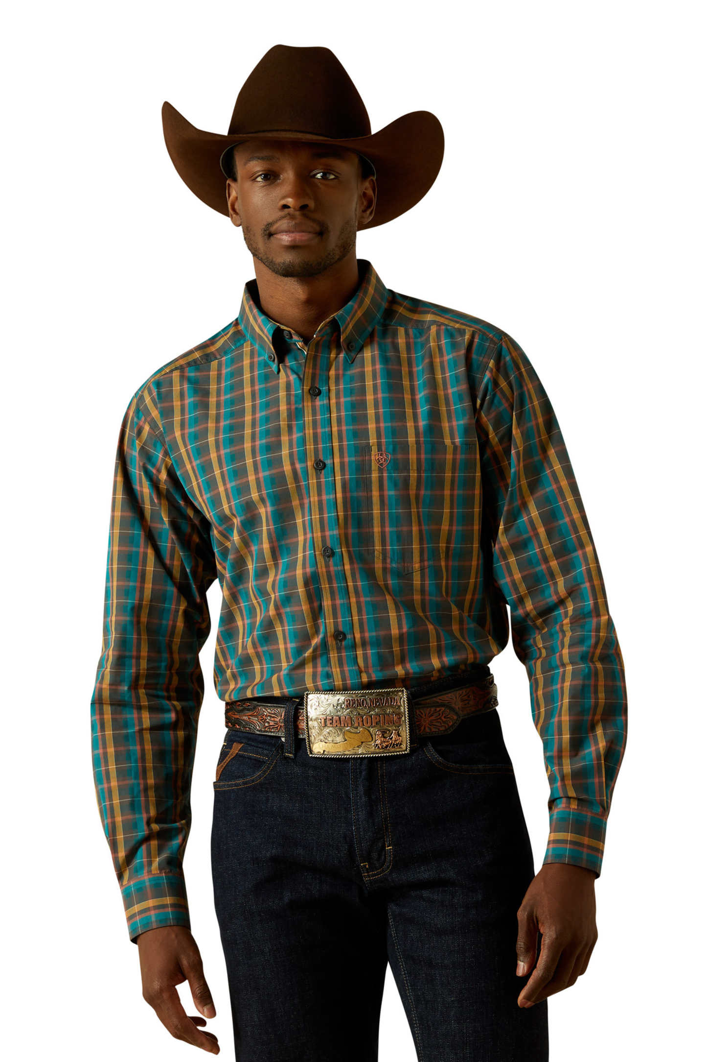 Ariat Mens Pro Series Bowie Fitted Long Sleeve Shirt