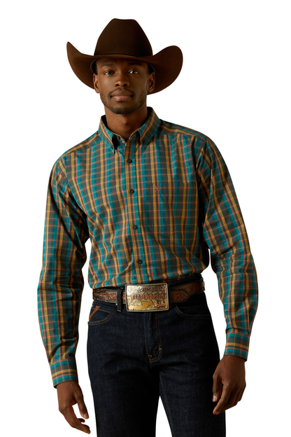 Ariat Mens Pro Series Bowie Fitted Long Sleeve Shirt