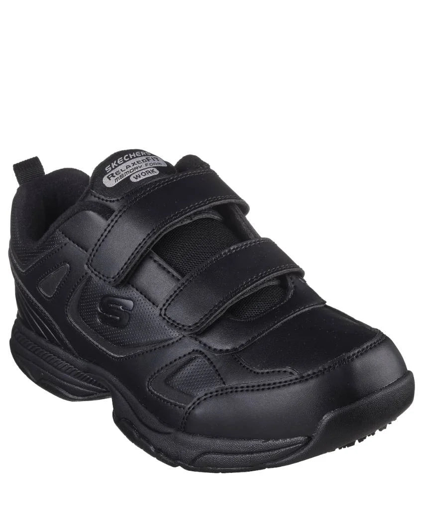 Skechers Mens Dighton Rolind Slip Resistant Wide Fit Velcro Shoe