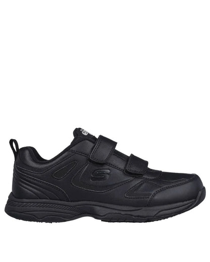 Skechers Mens Dighton Rolind Slip Resistant Wide Fit Velcro Shoe