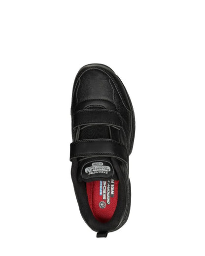 Skechers Mens Dighton Rolind Slip Resistant Wide Fit Velcro Shoe