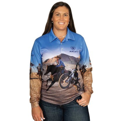 Ariat Unisex Fishing Shirt Let's Ride