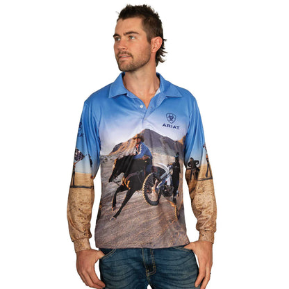 Ariat Unisex Fishing Shirt Let's Ride