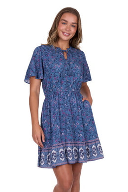 Pure Western Womens Farrah Short Sleeve Dress