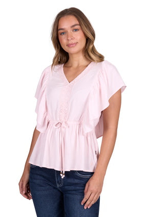 Pure Western Womens Nikita Short Sleeve Blouse
