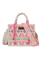 Load image into Gallery viewer, Wrangler Southwestern Rope Handle Bag