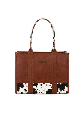 Wrangler Cow Print Tote Bag