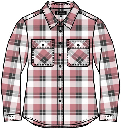 Pilbara Womens Flannelette Shirt Open Front