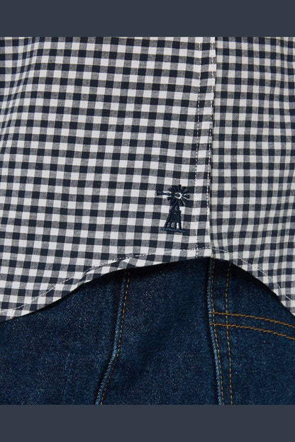 Pilbara Mens Long Sleeve Gingham Shirt