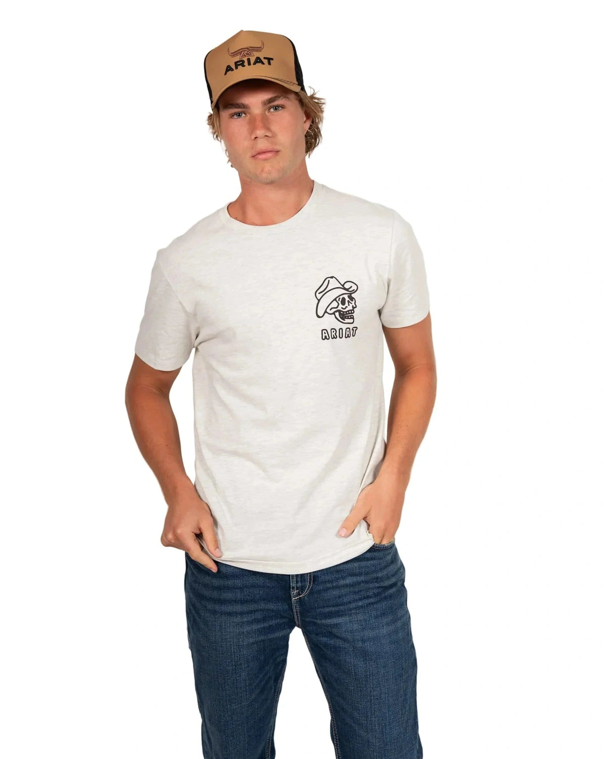 Ariat Bull Horn Trucker Cap