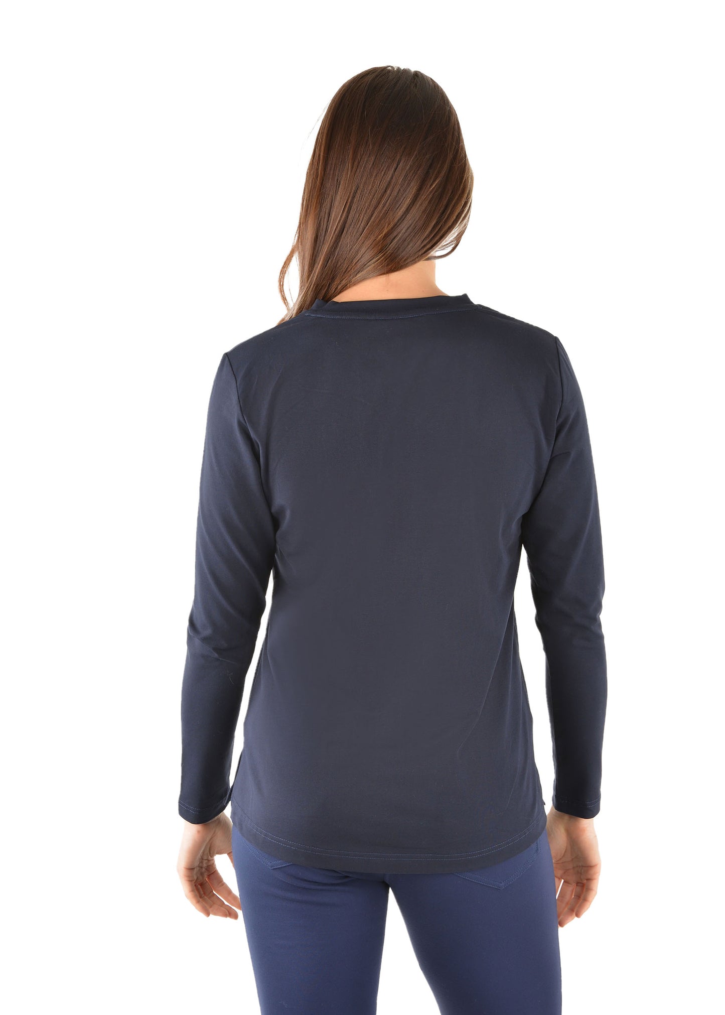 Thomas Cook Womens Classic V Neck Long Sleeve Tee