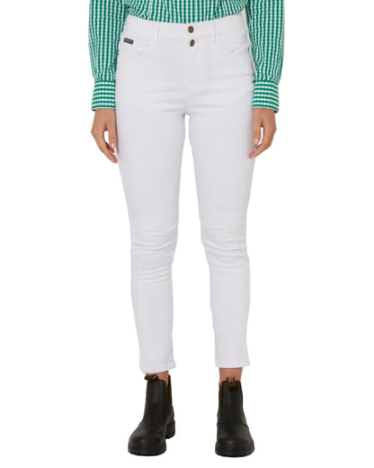 Pilbara Womens Cotton Stretch Capri Jeans