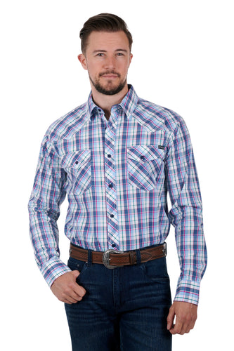 PURE WESTERN MENS ALEX LS SHIRT