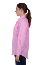Load image into Gallery viewer, WOMENS LUVENIA HALF PLACKET LS SHIRT