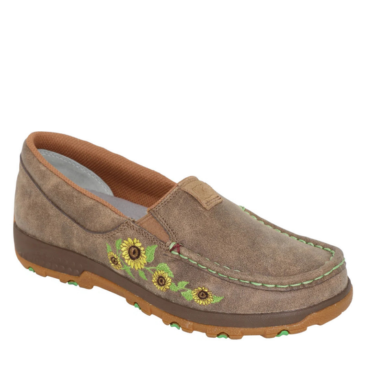 Twisted X Womens Sunflower Cellstrech Slipon Mocs