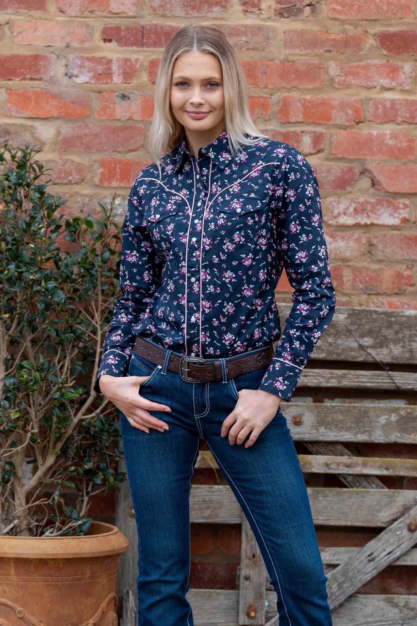 WRANGLER WOMENS NORAH LONG SLEEVE SHIRT