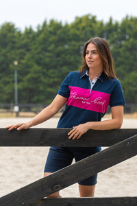 WOMENS LACEY SS POLO