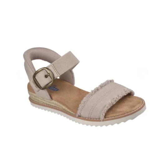 Skechers Womens Slip-Ins Bobs Desert Kiss - Frayed Fun Sandals