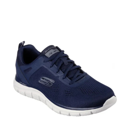 Mens Skechers Track-Broader Lace-Up Shoes