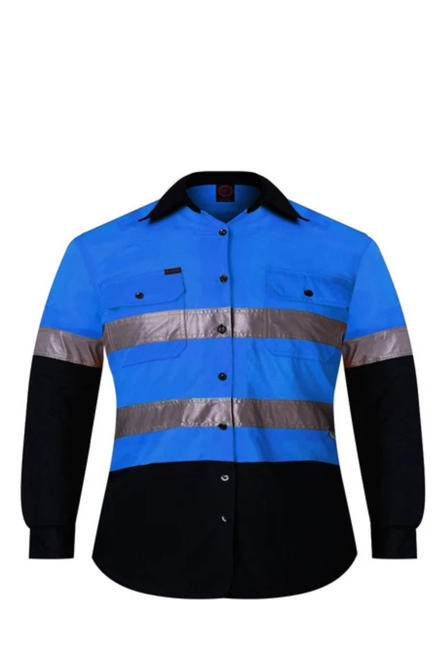 Ritemate Kids Hi Vis Work Workshirt with Tape