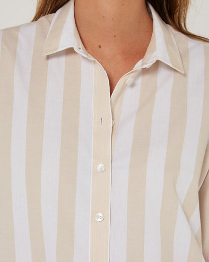 Pilbara Womens Jacquelin Classic Cotton Long Sleeve Shirt