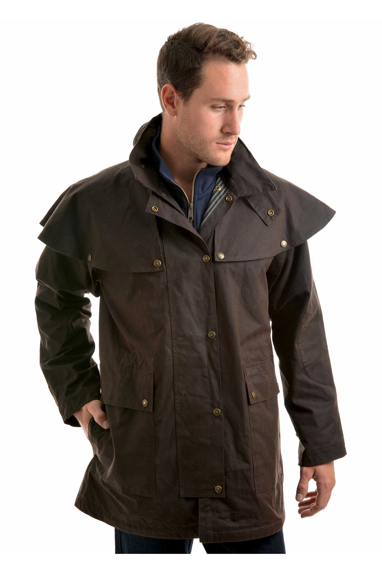 THOMAS COOK HI COUNTRY OILSKIN SHORT COAT