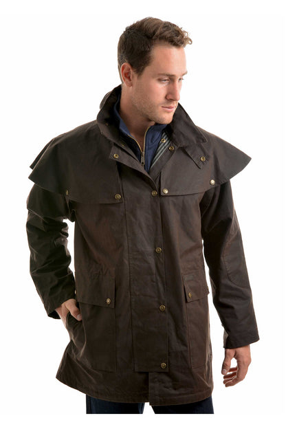 THOMAS COOK HI COUNTRY OILSKIN SHORT COAT
