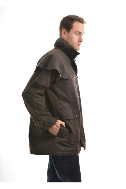 THOMAS COOK HI COUNTRY OILSKIN SHORT COAT